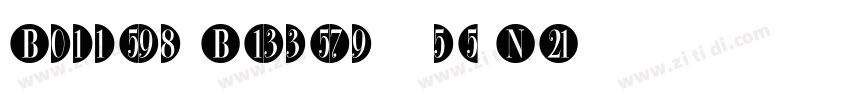 Bullets Bannertype N字体转换